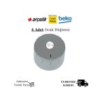 Arçelik Uyumlu Ocak Düğme 4 Adet Yedek Parça - 422385372 5 Li Düğme Seti