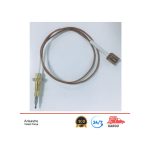 Simfer Uyumlu Ocak Emniyet Termokupl / Isi Sensörü Ocak - 380247949 Wok Göz Uzun Parça-Tek Kablolu Soketli Tip