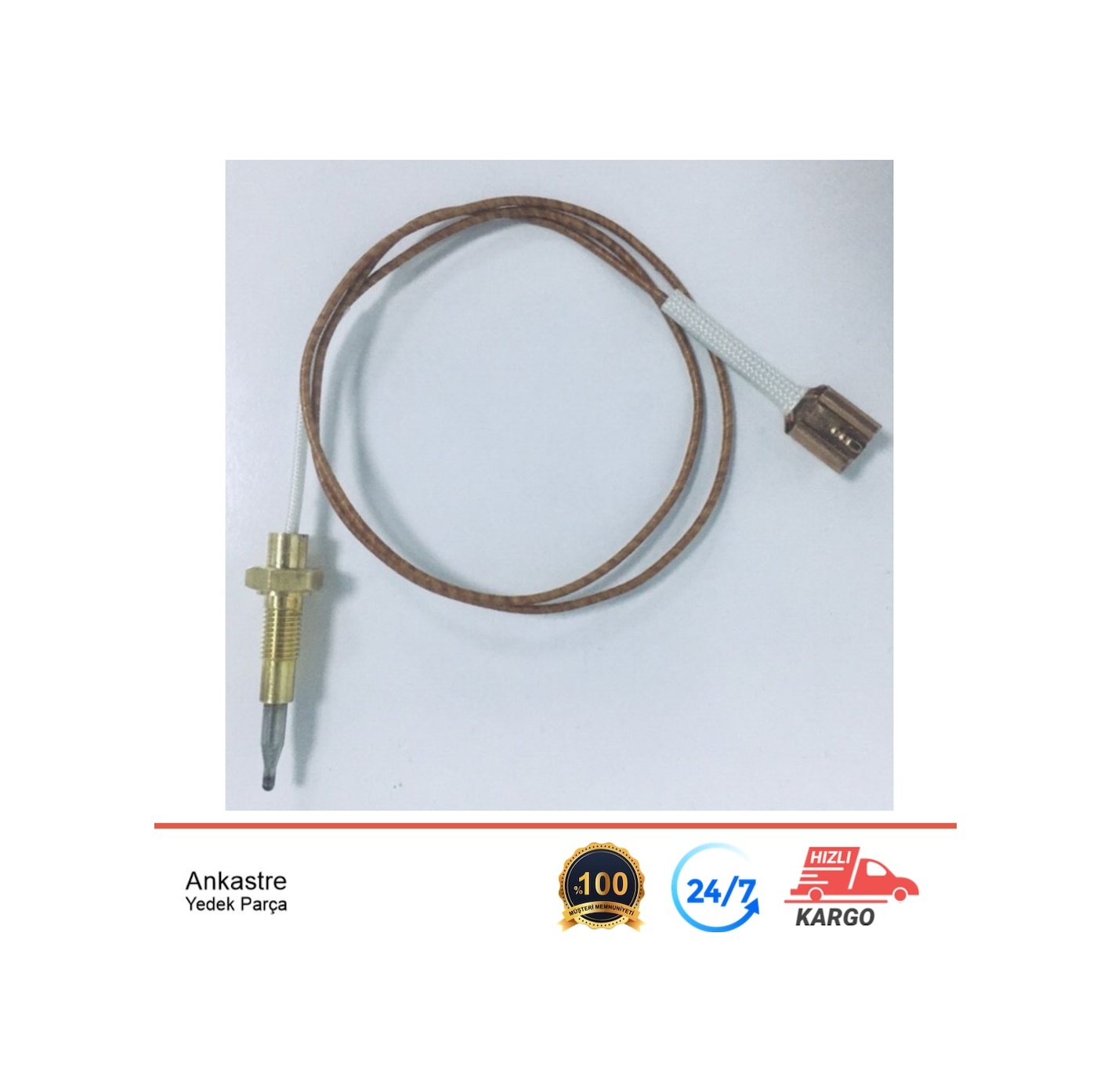 IMG-2498486074288007147.jpg Simfer Uyumlu Ocak Emniyet Termokupl / Isi Sensörü Ocak - 380247949 Standart Gözler-Çift Kablolu Jaklı Tip - Görsel 1