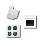 Çetintaş Evii 2603 Ankastre Set Beyaz 848 W - 5212 W