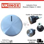 Ukinox Uyumlu Ankastre Firin Basmali Düğme / Konum / Ayar Düğmesi - 395774048