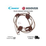 Hoover Uyumlu Candy Ankastre Ocak Ateşleme Zincir Switch Sviç Anahtar - 418762514 4 Gözlü Modellere