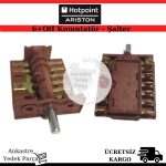 Hotpoint Ariston Uyumlu Ankastre Firin Komutatör / Şalter / Komitatör - 389152262