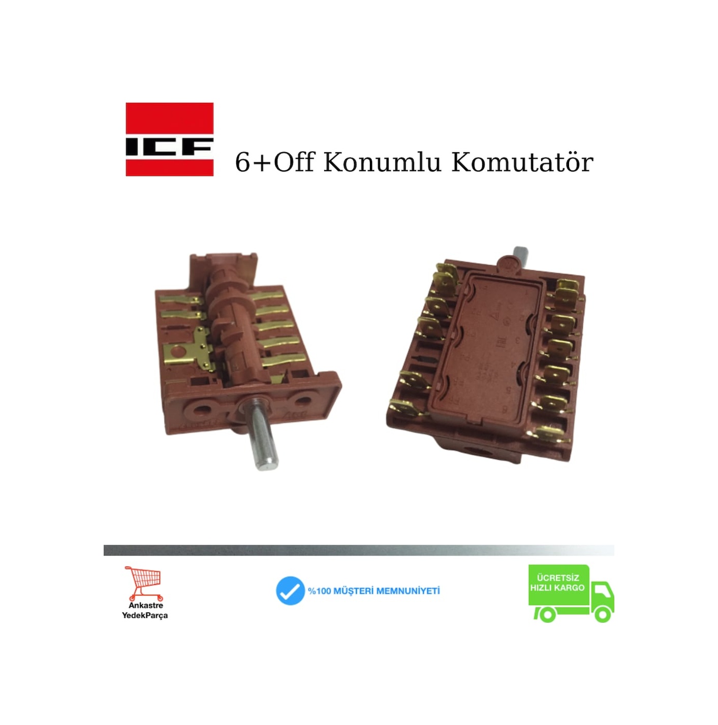 IMG-4839670559277349726.jpg Icf Ankastre Firin Komutatör / Anahtar / Şalter / Parça - 368019320 - Görsel 1