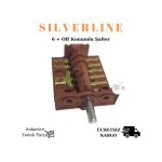 Silverline Uyumlu Esty Fırın 6 Konum Komutatör Şalter Anahtar Komitatör - 387531887