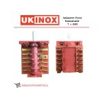 Ukinox Uyumlu Ankastre Fırın Komutatör Şalter Anahtar 7 Konum - 515578458