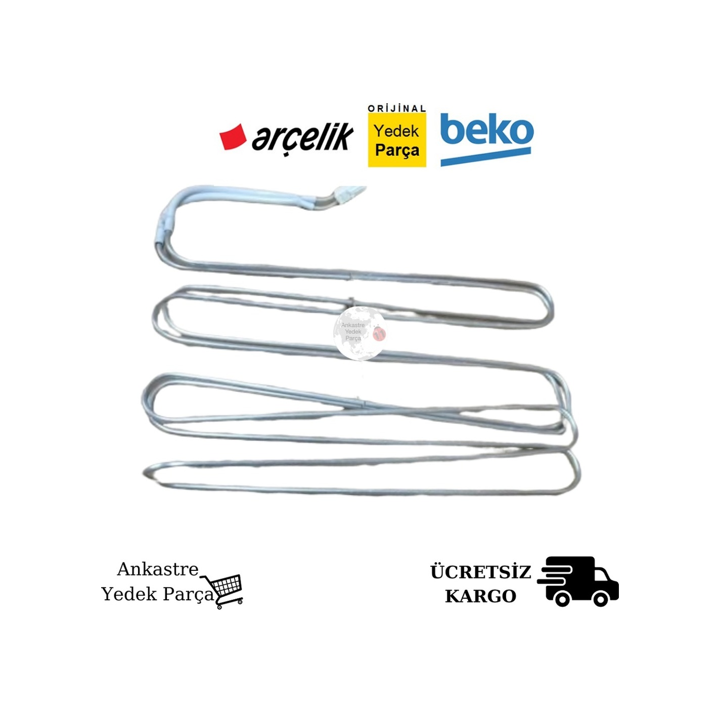 IMG-7325343565284831698.jpg Arçelik-Beko Uyumlu Nofrost Buzdolabı Evaparatör Rezistans 4808720185 - 420452104 - Görsel 1