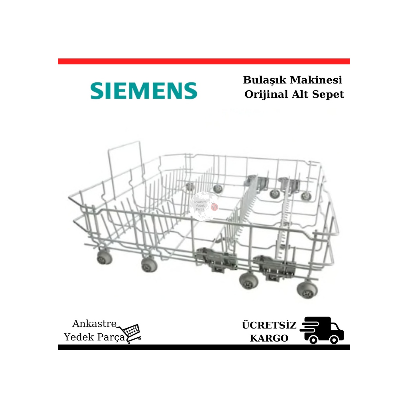 IMG-8659047049816445924.jpg Siemens Uyumlu Bulaşık Makinesi Alt Sepet Tel Tabaklık Taşıyıcı - 461127373 - Görsel 1